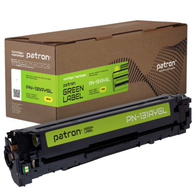 Картридж Patron HP 131A (CF212A) Green Label, yellow (PN-131AYGL) Винница - изображение 1