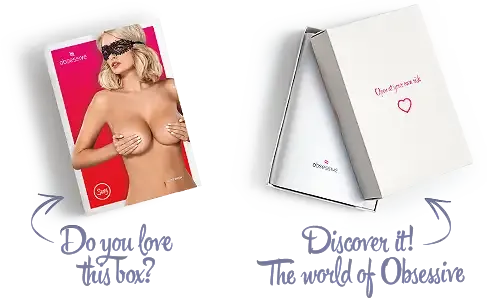 Мереживна маска Obsessive A710 mask, єдиний розмір, чорна Львів - фото 4