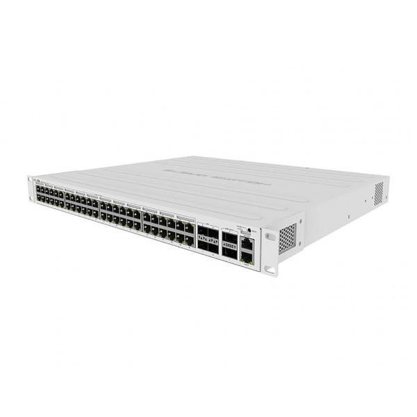 Комутатор Mikrotik CRS354-48P-4S+2Q+RM, 48xGE PoE+,4xSFP+, 2xQSFP+, 750W max, L3 (CRS354-48P-4S+2Q+RM) Київ - фото 2