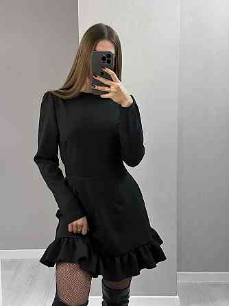 Женская вечерняя романтическая мини-платье из качественной костюмки Одесса