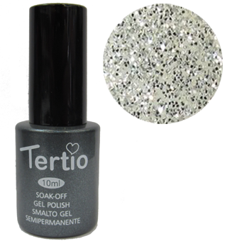 TERTIO гель - лак № 175(серебрянный с блестками)10 мл Киев - изображение 1