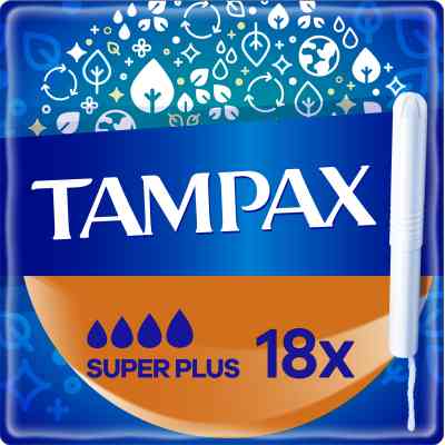 Тампоны Tampax Super Plus с аппликатором 18 шт. (8006540716670) Винница