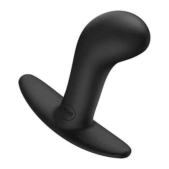 Анальна пробка Fun Factory BOOTIE L Black, діаметр 3,8 см, тонкий обмежувач Sex Aura Київ