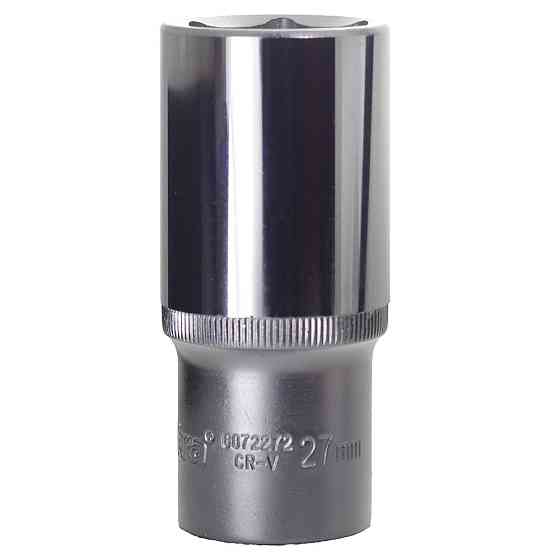Насадка шестигранна довга 1/2" 27 мм CrV ULTRA (6072272) Київ