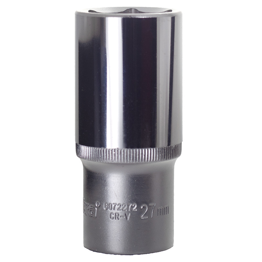 Насадка шестигранна довга 1/2" 27 мм CrV ULTRA (6072272) Київ - фото 1