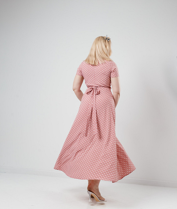 Літнє плаття в підлогу "Кайлі" оптом | Батал Фрезовий, 50 Київ - фото 2