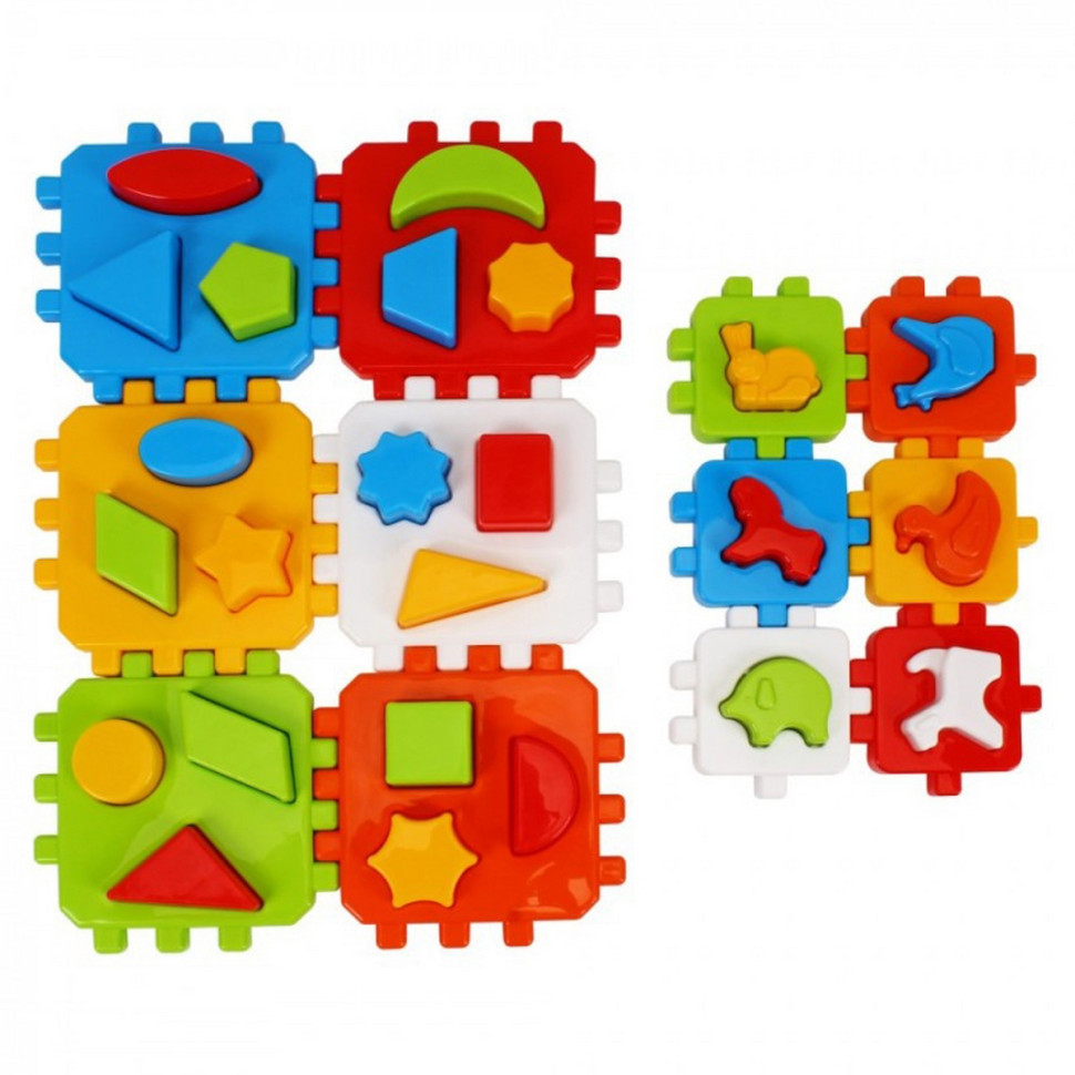 Дитячий розвиваючий кубик "Розумний малюк 1+1" 1899TXK Вінниця - фото 4