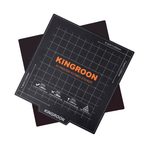 Магнітна підкладка Kingroon 230x230 мм для столу 3D-принтера, подвійна, знімна, міцна Київ - фото 8