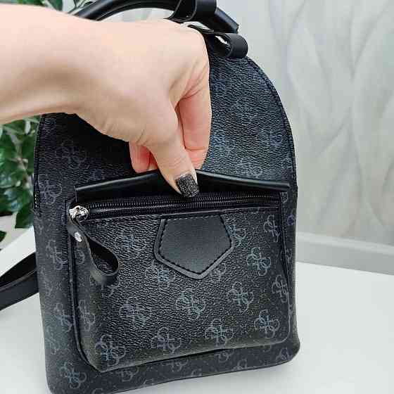 Жіночий рюкзак класичний брендовий. Жіночий маленький брендовий рюкзак Чорний 816 Київ