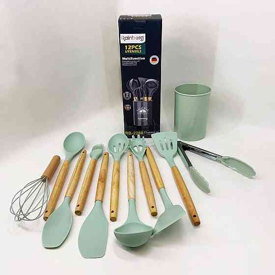 Кухонний набір силіконовий для готування, Приналежності для кухаря, Набір кухонного інвентарю YO-10 Івано-Франківськ