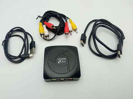 Конвертер Misott RCA Composite CVBS AV - HDMI для PS2, N64, Wii, TV STB, VHS, VCR Camera, DVD Луцк