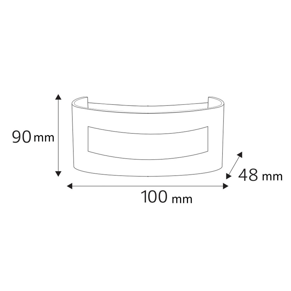 Светильник светодиодный фасадный NEUTRON-5 5W настенный Киев - изображение 2