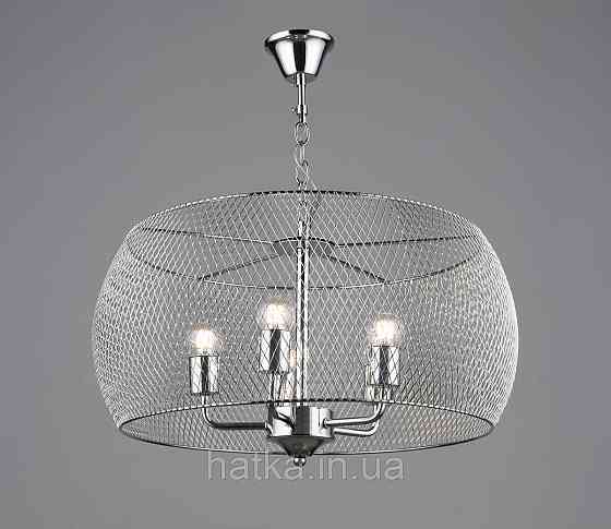Люстра подвесная в стиле лофт металлическая Sirius B S2456/5 CH хром Киев