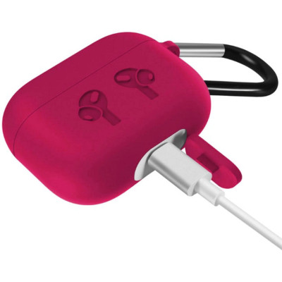 Чехол BeCover Silicon Protection для Apple AirPods Pro Rose Red (704504) Винница - изображение 3