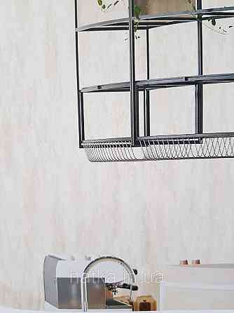 Шпалери вінілові на флізеліні гарячого тиснення DU&KA 1.06х10 вензель основа під штукатурку сірі коричневі Київ