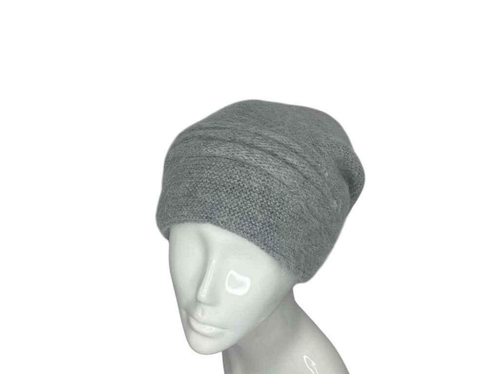 Шапка серый меланж женская Триша р.Универсальный ТМ ЛИРУС Киев - изображение 1