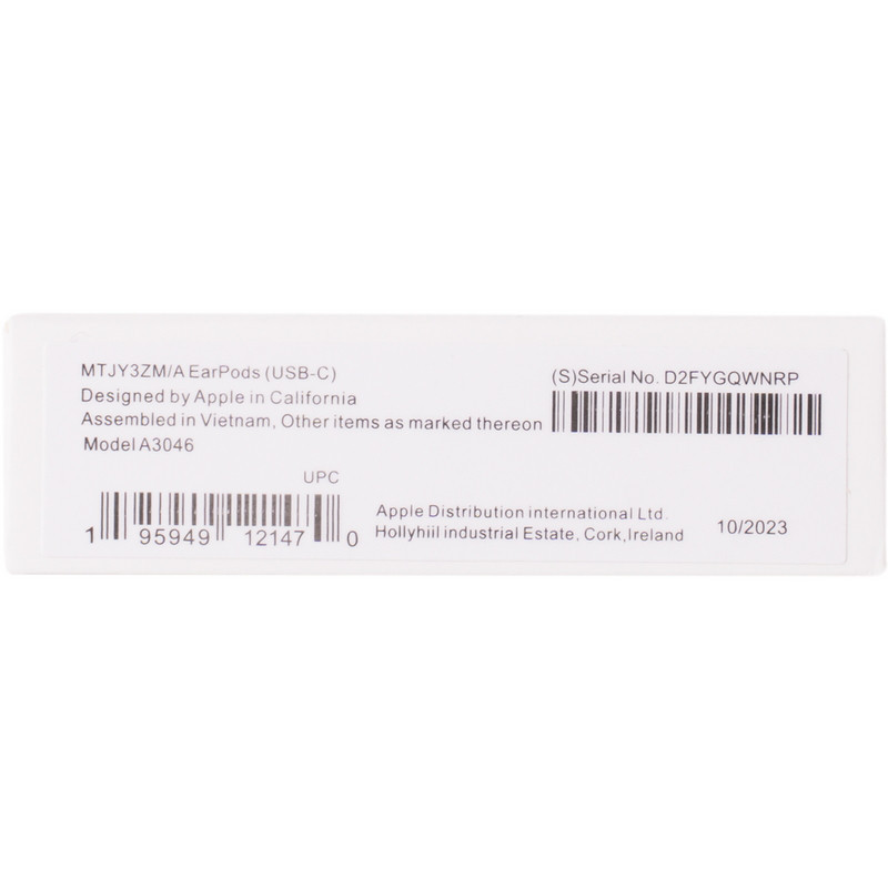 Навушники 99% Original iPhone EarPods з мікрофоном Type C (box) White Рівне - фото 7