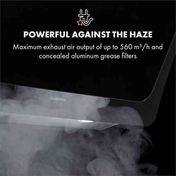 Вытяжка Arianna 60см 560м³/ч сенсорная панель управления EEK A+ черная 60см (Германия, читать описание) Ровно