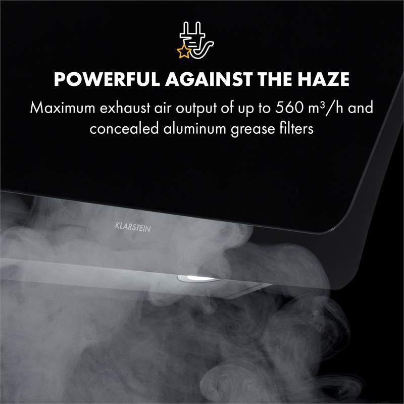 Витяжка Arianna 60 см 560м3/год сенсорна панель керування EEK A+ чорна 60 см (Німеччина, читати опис) Рівне - фото 5