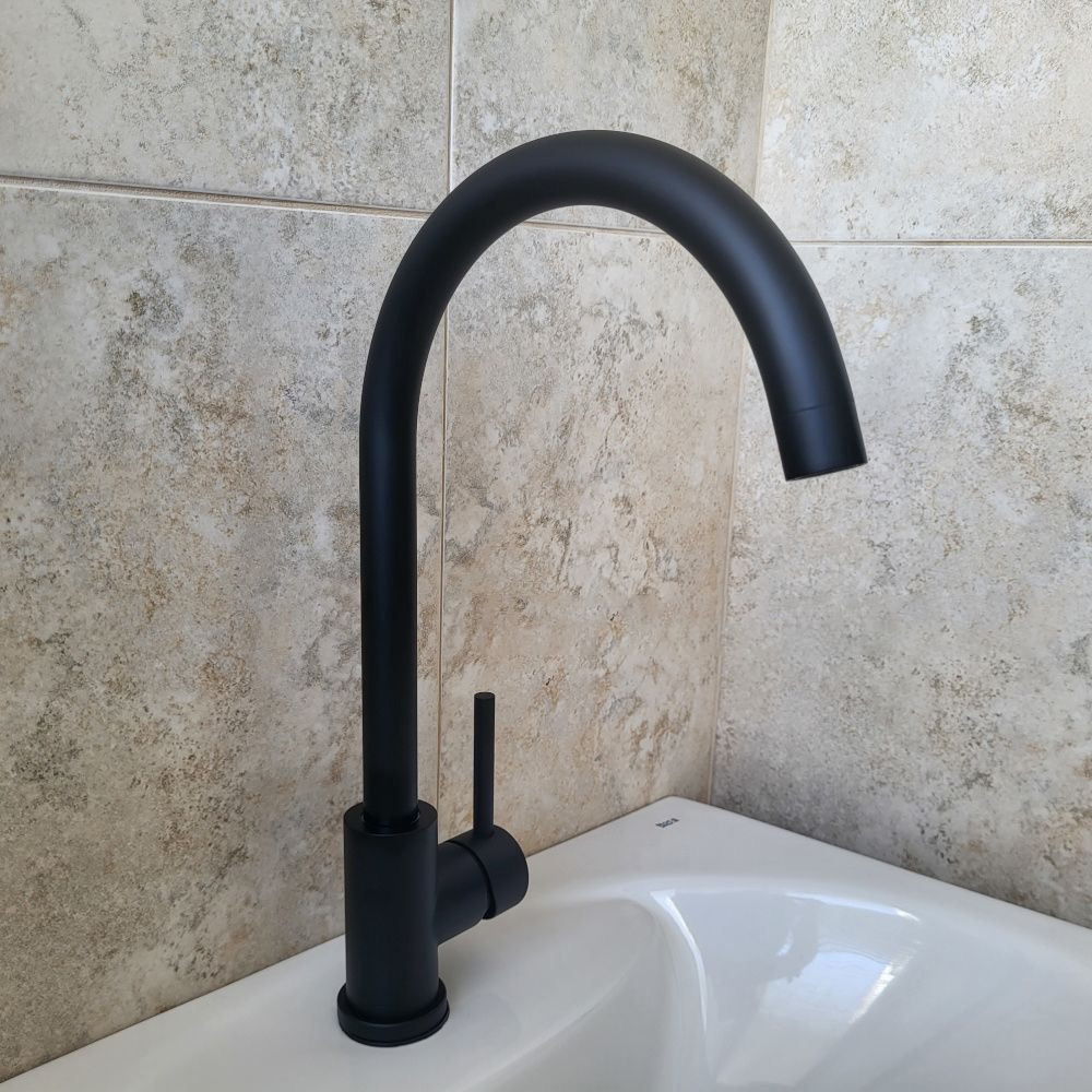 Змішувач для кухні високий VOLLE CRUZE de la noche чорний 1547.110104 Київ - фото 5