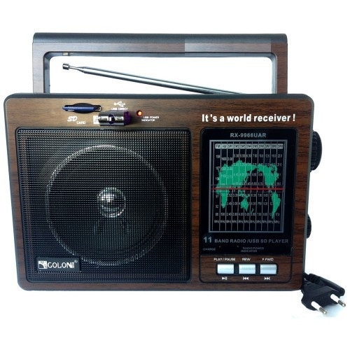 Радиоприемник Golon RX-9966 (FM, AM, SW) разъемы USB или SD Винница - изображение 1