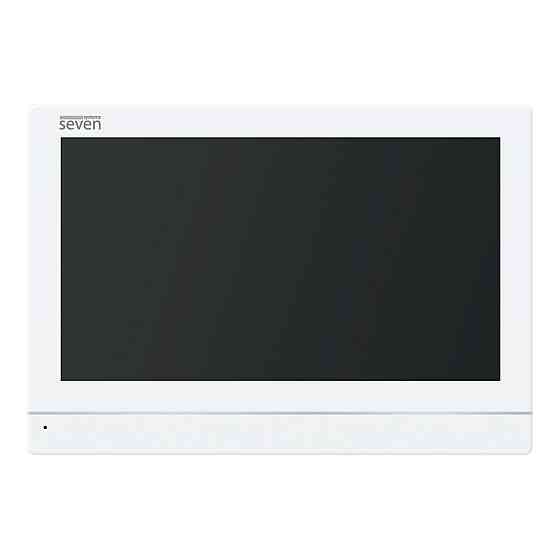 Відеодомофон 7 дюймів з Wi-Fi SEVEN DP-7576-W2K white Київ