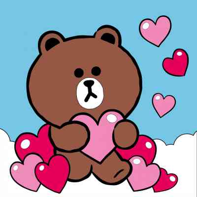 Картина по номерам Santi Лайн Френдс. Браун та серденько 25х25 см LED підсвітка (955037) Винница