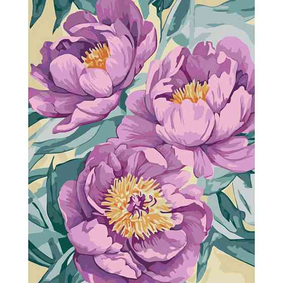 Картина за номерами "Лілові квітки" 13161-AC 40x50 см Вінниця