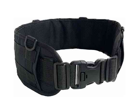 Ремінь розвантажувальний тактичний Novator RT-7 (Black) XL (110-120 см) Київ