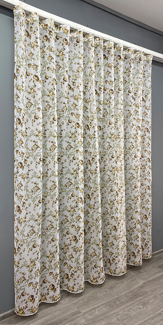 Тюль VR-Textil 917т Flora Батист Разноцветный 300х270 см (42-0234) Киев - изображение 11