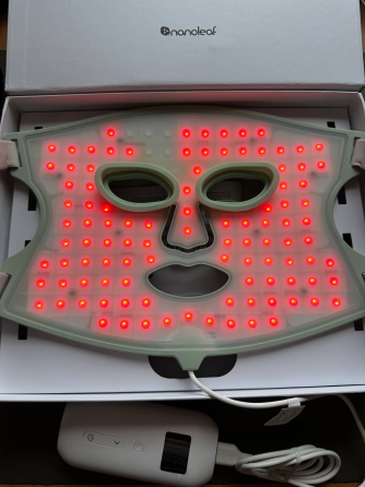 Уцінка LED-маска для обличчя Nanoleaf: світлодіодна терапія 7 режимів, схвалено FDA, акумуляторна — від акне та зморшок Київ