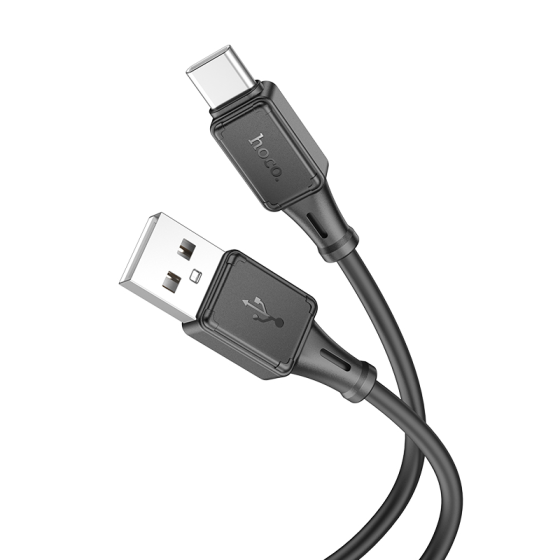 Кабель HOCO X101 Assistant silicone charging data cable Type-C Black Одесса