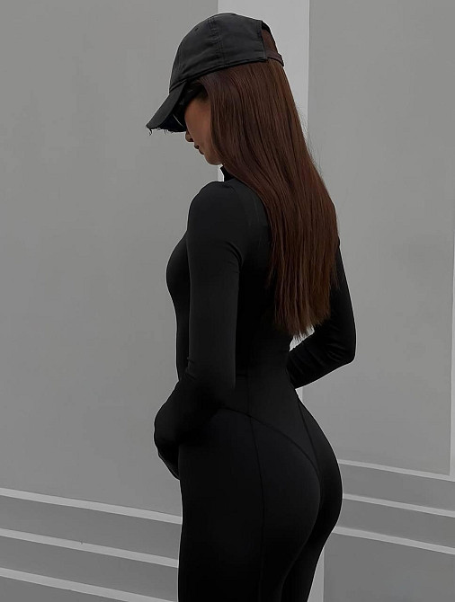 Комбинезон женский с моделирующими швами микродайвинг Черный, 46/48 Одесса - изображение 2