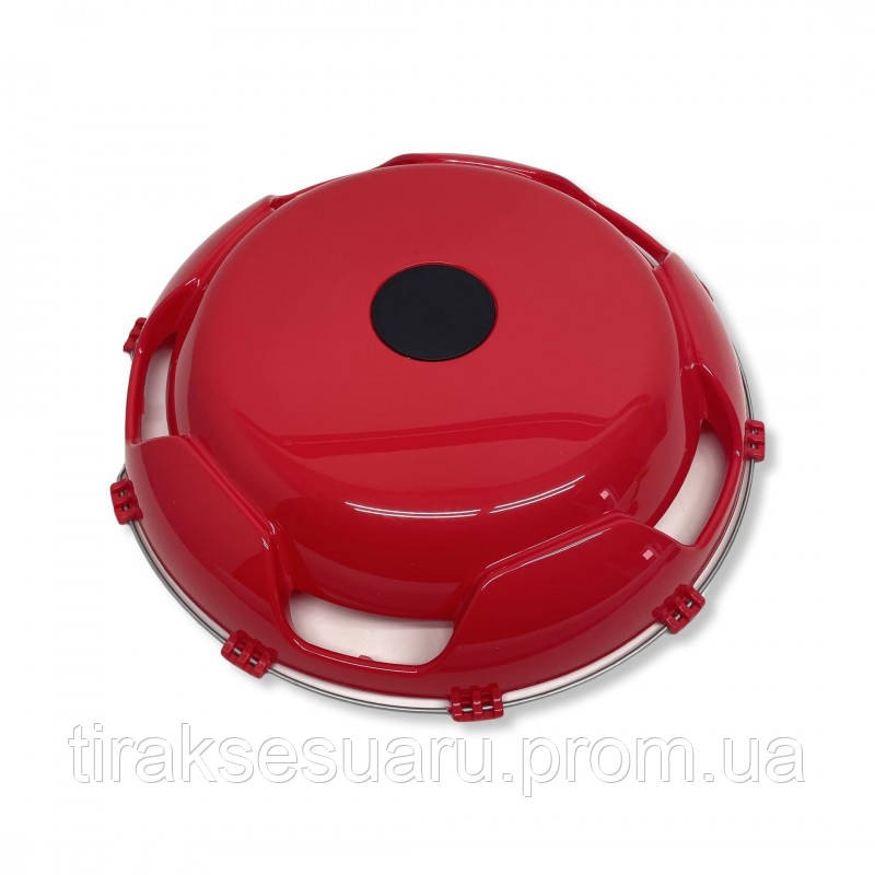 Ковпак колеса пластиковий передній 22.5 (червоний) . Ковпаки на колеса 22.5 передні Луцьк - фото 1