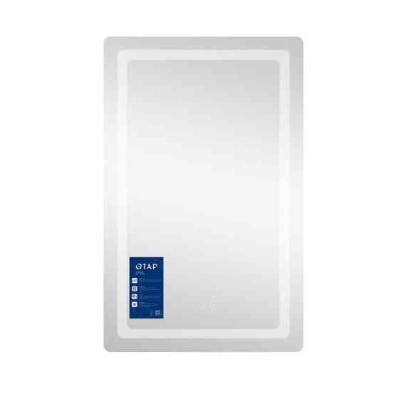 Дзеркало прямокутне сенсорне для ванни Qtap Mideya (MI2) 500х800 з LED-підсвіткою Touch, з антизапотіванням Харків