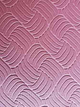 Шпалери вінілові Lutece Melody 51197310 геометрія смуги фігури структурні бордові Київ