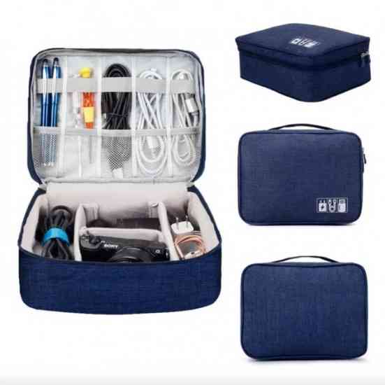 Органайзер-чехол дорожный для проводов и гаджетов с зарядками Винница