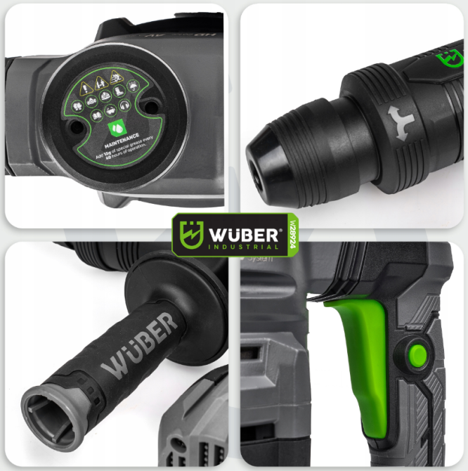 Відбійний молоток 1200 Вт 20Дж Wuber (Польща) Київ - фото 7