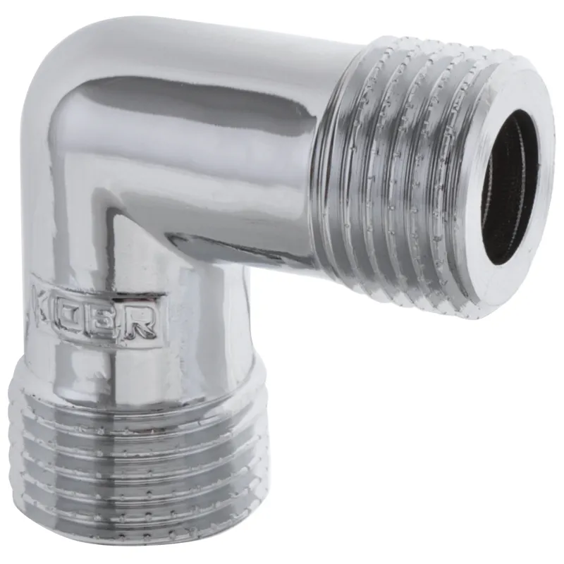 Кут 1/2'' НН (хром) Koer KF.L06M.CHR (KF0130) Киев - изображение 1