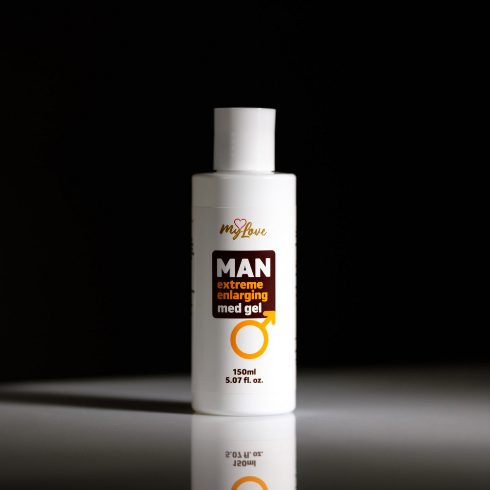 Збільшуючий гель-лубрикант для чоловіків - MyLove Man Extreme Enlarging Med Gel, 150 мл Sex Aura Київ - фото 3