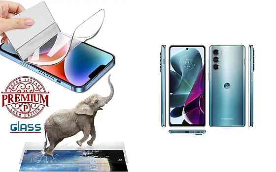 Полиуретановая пленка Motorola Moto G200 5G, Premium, толщина 0,2 мм Киев