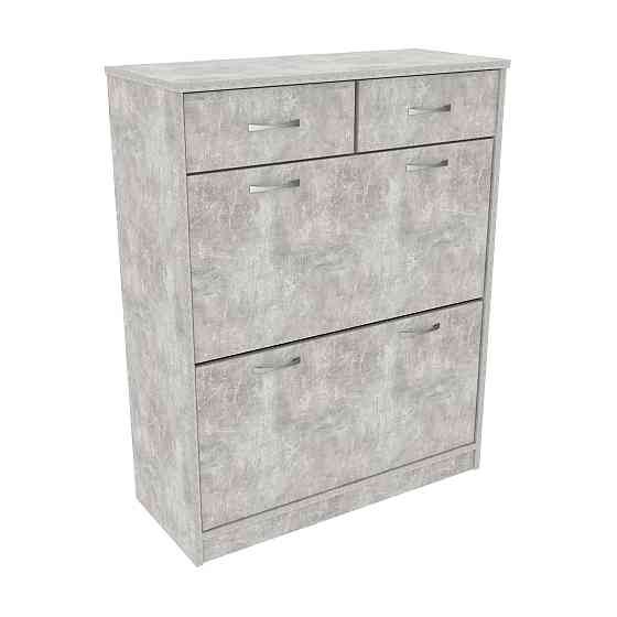 Тумба для обуви №4, Бетон, 800/350/1010 Львов