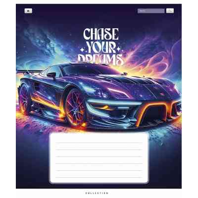 Зошит Школярик Chase your dreams 18 аркушів клітинка (018-3510K) Вінниця