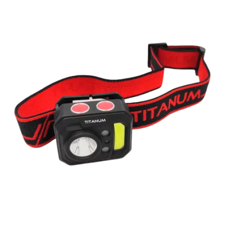 Ліхтарик LED налобний 250Lm 6500К чорний TLF-H05 Titanum Житомир