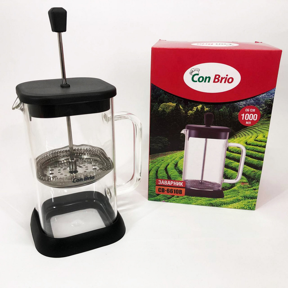 Домашній френч-прес, Чайники для заварки, Заварник для чаю з пресом Френч-прес кави до кавоварки VH-85 Львів - фото 4