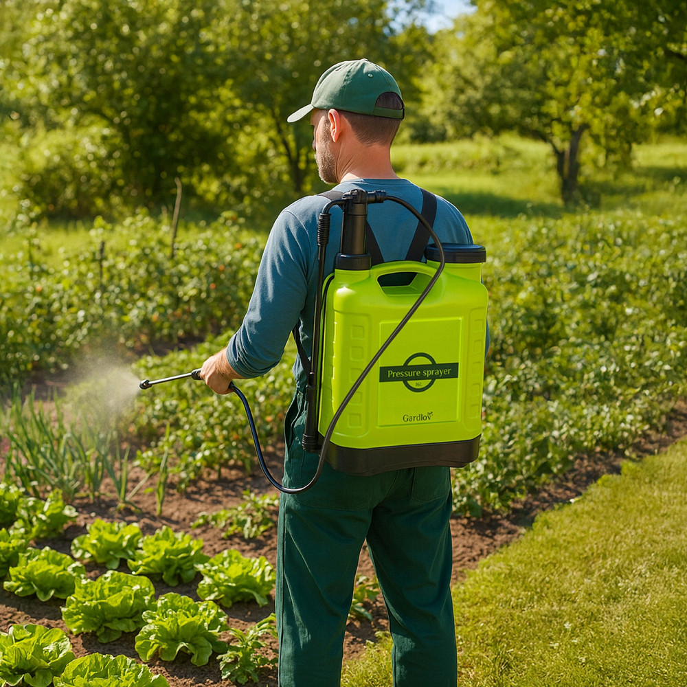 Садовый опрыскиватель ручной помповый 16 л ,шланг 170 см Gardlov (25569) Нововолынск - изображение 9