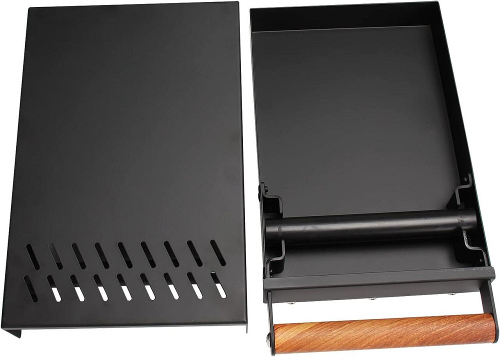 Нок-бокс DIBTSA Espresso Knock Box Drawer чорний нержавіюча сталь знімна штанга неслизьке дно контейнер для кавової гущі Київ - фото 6