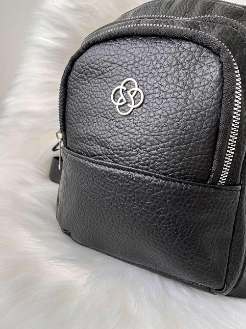 Рюкзак класичний чорний молодіжний жіночий підлітковий Київ - фото 6