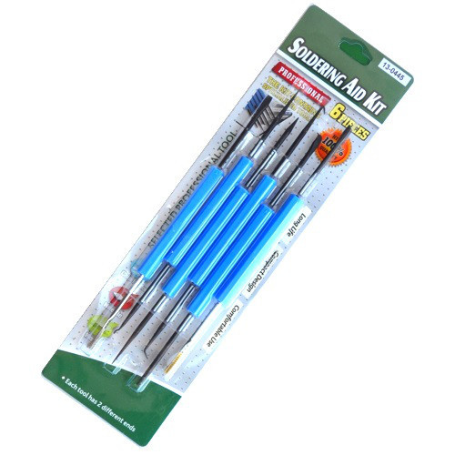 Набор инструментов для пайки ZD-151 6штук Полтава - изображение 1