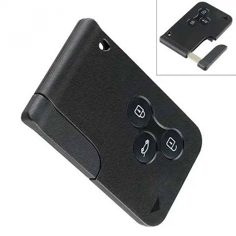 Заготовка чіп-ключа Renault Megane Scenic 2003-2008 з транспондером ID46 PCF7947 і платою сигналізації 433МГц Київ - фото 7